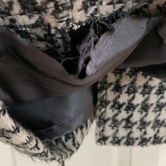 Epic Miss Sixty houndstooth coat with large silver tone buttons size XL - Picture 10 of 10